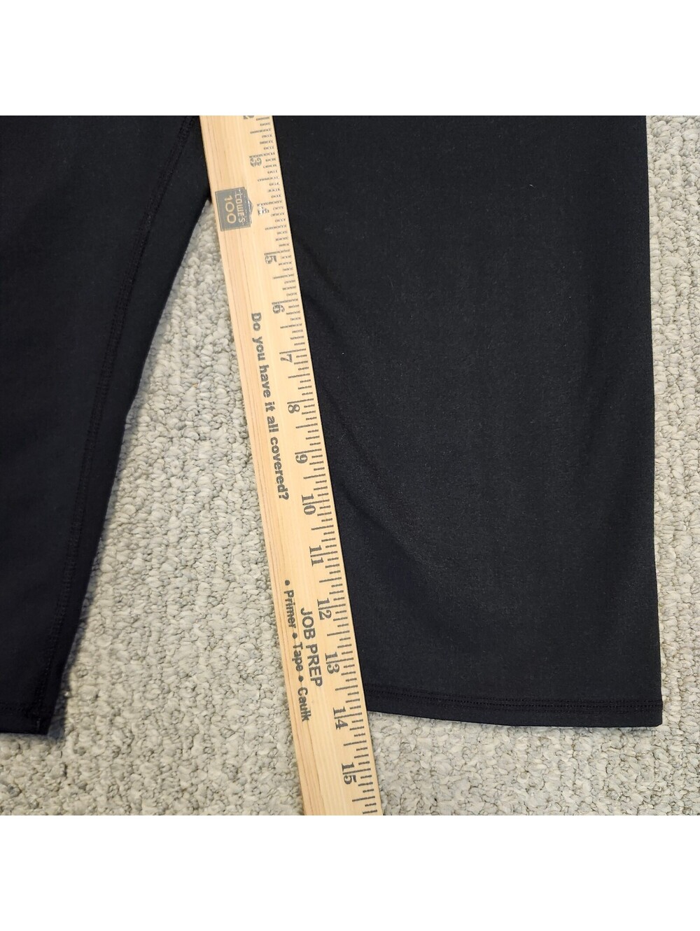 Fabletics Black Capri Leggings Cropped Pants Size Large - Picture 4 of 6